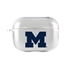 AudioSpice Collegiate Clear Cover for Apple AirPods Pro Case with Safety Cord - Michigan Wolverines
