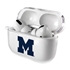 AudioSpice Collegiate Clear Cover for Apple AirPods Pro Case with Safety Cord - Michigan Wolverines
