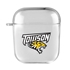 AudioSpice Collegiate Clear Cover for Apple AirPods Generation 1/2 Case with Safety Cord - Towson Tigers

