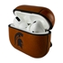 AudioSpice Collegiate Leather Cover for Apple AirPods Pro Case with Carabiner and Safety Cord - Michigan State Spartans
