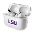 AudioSpice Collegiate Clear Cover for Apple AirPods Pro Case with Safety Cord - LSU Tigers
