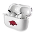 AudioSpice Collegiate Clear Cover for Apple AirPods Pro Case with Safety Cord - Arkansas Razorbacks
