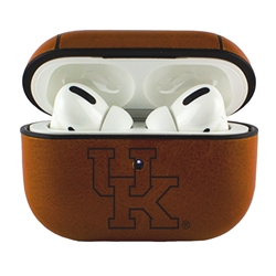 
AudioSpice Collegiate Leather Cover for Apple AirPods Pro Case with Carabiner and Safety Cord - Kentucky Wildcats