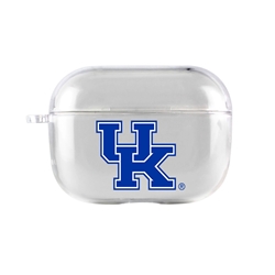 
AudioSpice Collegiate Clear Cover for Apple AirPods Pro Case with Safety Cord - Kentucky Wildcats