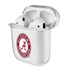 AudioSpice Collegiate Clear Cover for Apple AirPods Generation 1/2 Case with Safety Cord - Alabama Crimson Tide
