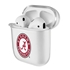 AudioSpice Collegiate Clear Cover for Apple AirPods Generation 1/2 Case with Safety Cord - Alabama Crimson Tide
