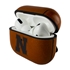 AudioSpice Collegiate Leather Cover for Apple AirPods Pro Case with Carabiner and Safety Cord - Nebraska Cornhuskers
