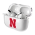 AudioSpice Collegiate Clear Cover for Apple AirPods Pro Case with Safety Cord - Nebraska Cornhuskers
