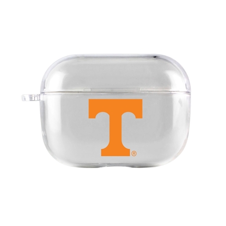 AudioSpice Collegiate Clear Cover for Apple AirPods Pro Case with Safety Cord - Tennessee Volunteers
