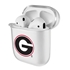 AudioSpice Collegiate Clear Cover for Apple AirPods Generation 1/2 Case with Safety Cord - Georgia Bulldogs
