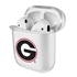 AudioSpice Collegiate Clear Cover for Apple AirPods Generation 1/2 Case with Safety Cord - Georgia Bulldogs
