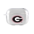 AudioSpice Collegiate Clear Cover for Apple AirPods Pro Case with Safety Cord - Georgia Bulldogs
