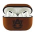AudioSpice Collegiate Leather Cover for Apple AirPods Pro Case with Carabiner and Safety Cord - Auburn Tigers
