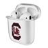 AudioSpice Collegiate Clear Cover for Apple AirPods Generation 1/2 Case with Safety Cord - South Carolina Gamecocks
