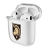 AudioSpice Collegiate Clear Cover for Apple AirPods Generation 1/2 Case with Safety Cord - West Point Black Knights
