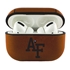 AudioSpice Collegiate Leather Cover for Apple AirPods Pro Case with Carabiner and Safety Cord - Air Force Falcons
