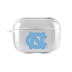 
AudioSpice Collegiate Clear Cover for Apple AirPods Pro Case with Safety Cord - North Carolina Tar Heels