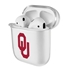 AudioSpice Collegiate Clear Cover for Apple AirPods Generation 1/2 Case with Safety Cord - Oklahoma Sooners
