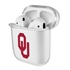 AudioSpice Collegiate Clear Cover for Apple AirPods Generation 1/2 Case with Safety Cord - Oklahoma Sooners
