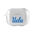 AudioSpice Collegiate Clear Cover for Apple AirPods Pro Case with Safety Cord - UCLA Bruins
