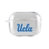 AudioSpice Collegiate Clear Cover for Apple AirPods Pro Case with Safety Cord - UCLA Bruins
