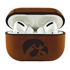 AudioSpice Collegiate Leather Cover for Apple AirPods Pro Case with Carabiner and Safety Cord - Iowa Hawkeyes
