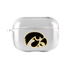 AudioSpice Collegiate Clear Cover for Apple AirPods Pro Case with Safety Cord - Iowa Hawkeyes
