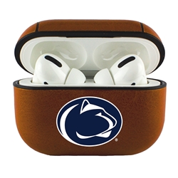 
AudioSpice Collegiate Leather Cover for Apple AirPods Pro Case with Carabiner and Safety Cord - Penn State Nittany Lions