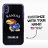 Collegiate Case for iPhone X / XS  – Hybrid Kansas Jayhawks - Personalized
