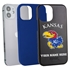 Collegiate Case for iPhone 12 Mini  – Hybrid Kansas Jayhawks - Personalized
