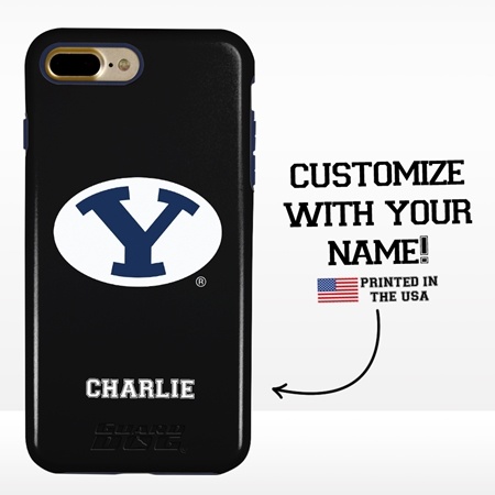 Collegiate Case for iPhone 7 Plus / 8 Plus  – Hybrid BYU Cougars - Personalized
