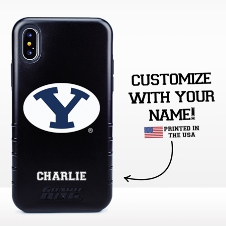 Collegiate Case for iPhone X / XS  – Hybrid BYU Cougars - Personalized
