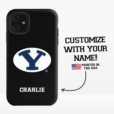 Collegiate Case for iPhone 11  – Hybrid BYU Cougars - Personalized
