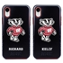 Collegiate Case for iPhone XR  – Hybrid Wisconsin Badgers - Personalized
