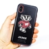 Collegiate Case for iPhone XS Max  – Hybrid Wisconsin Badgers - Personalized

