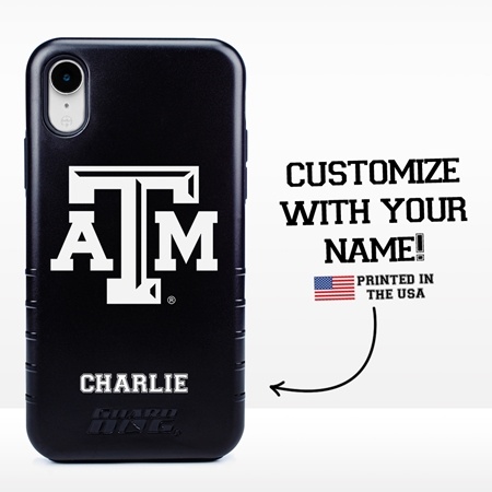 Collegiate Case for iPhone XR  – Hybrid Texas A&M Aggies - Personalized
