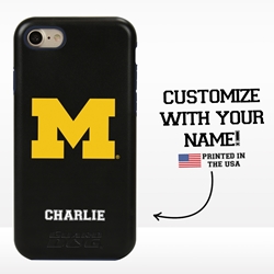 
Collegiate Case for iPhone 7 / 8 – Hybrid Michigan Wolverines - Personalized