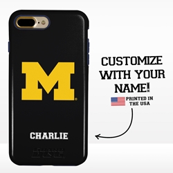 
Collegiate Case for iPhone 7 Plus / 8 Plus – Hybrid Michigan Wolverines - Personalized