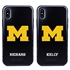 Collegiate Case for iPhone X / XS – Hybrid Michigan Wolverines - Personalized
