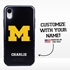 Collegiate Case for iPhone XR – Hybrid Michigan Wolverines - Personalized
