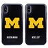 Collegiate Case for iPhone XS Max – Hybrid Michigan Wolverines - Personalized
