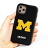 Collegiate Case for iPhone 11 Pro – Hybrid Michigan Wolverines - Personalized
