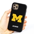 Collegiate Case for iPhone 11 Pro Max – Hybrid Michigan Wolverines - Personalized
