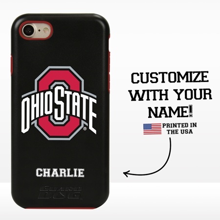 Collegiate Case for iPhone 7 / 8 – Hybrid Ohio State Buckeyes - Personalized
