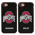 Collegiate Case for iPhone 7 / 8 – Hybrid Ohio State Buckeyes - Personalized
