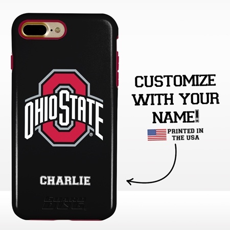 Collegiate Case for iPhone 7 Plus / 8 Plus – Hybrid Ohio State Buckeyes - Personalized
