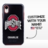 Collegiate Case for iPhone XR – Hybrid Ohio State Buckeyes - Personalized
