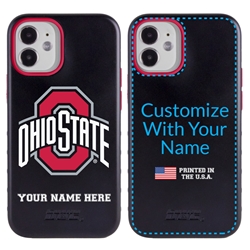 
Collegiate Case for iPhone 12 Mini – Hybrid Ohio State Buckeyes - Personalized