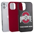 Collegiate Case for iPhone 12 Mini – Hybrid Ohio State Buckeyes - Personalized
