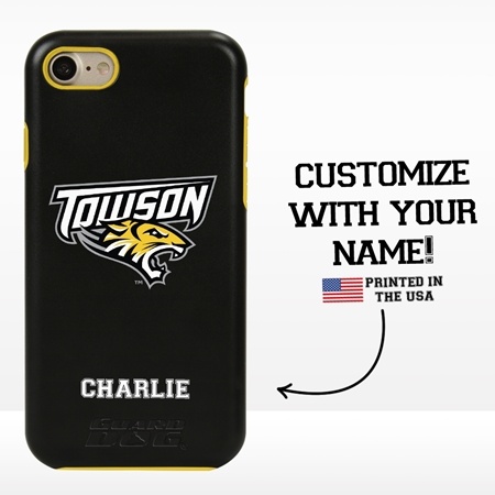 Collegiate Case for iPhone 7 / 8 – Hybrid Towson Tigers - Personalized
